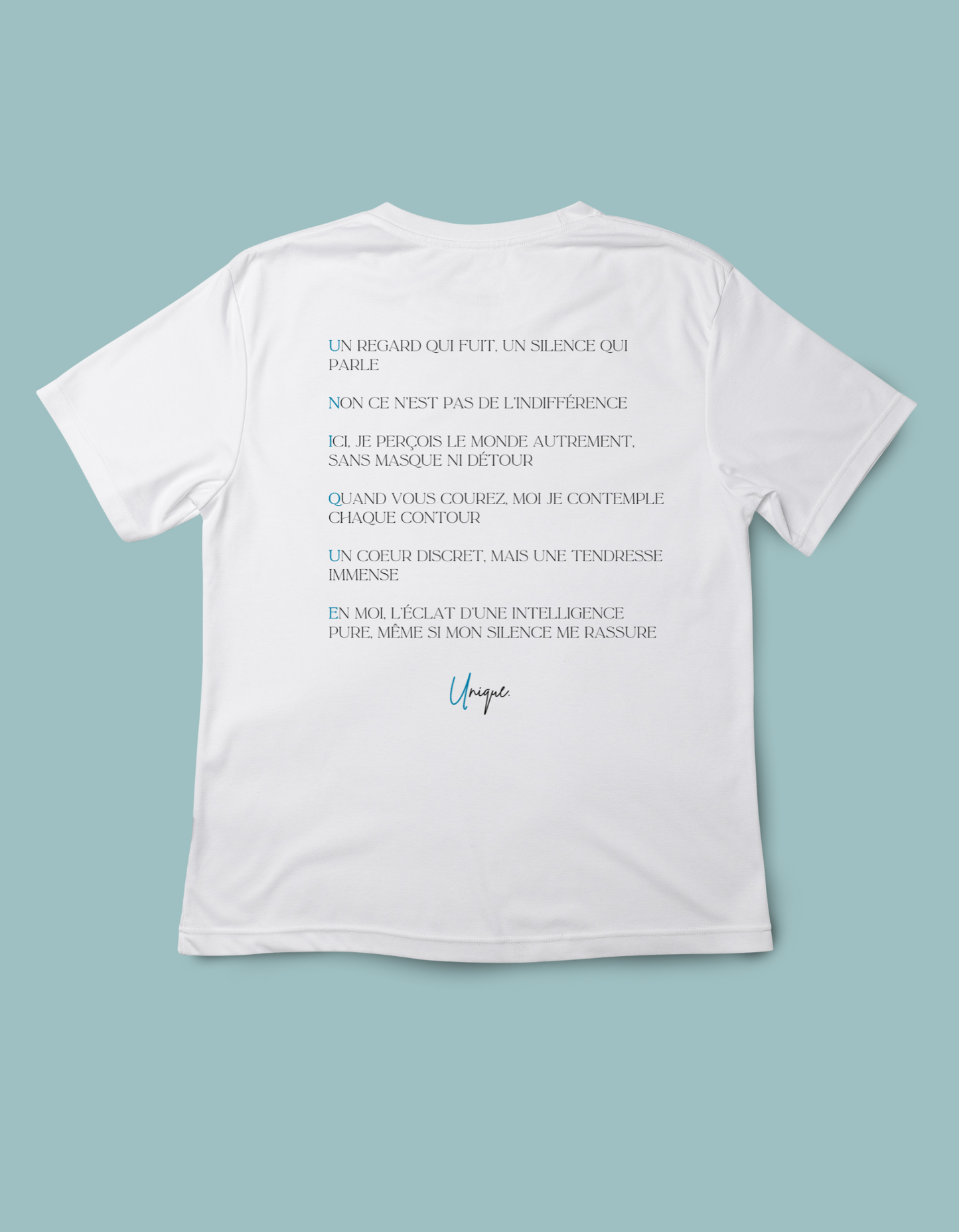 T-shirt " PERROQUET BLEU "
