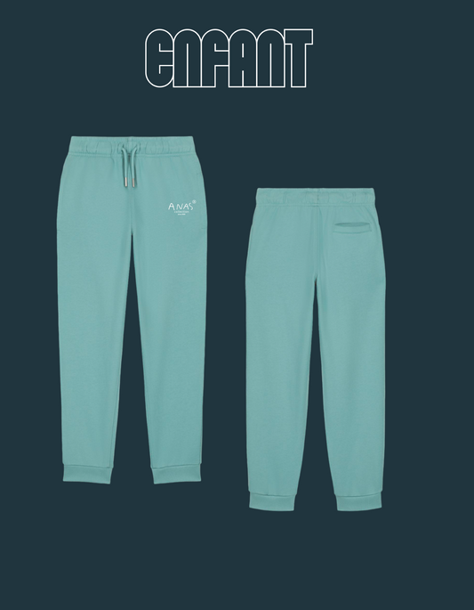 Jogging Enfant " Teal Monstera "