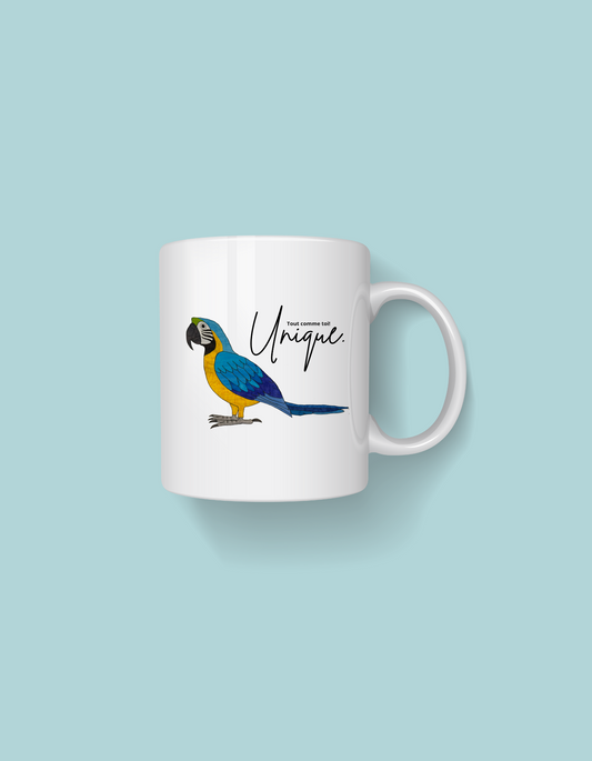 Mug " PERROQUET BLEU "
